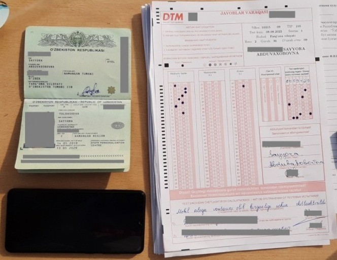 Abituriyent bu yilgi test savollarini tarqatib yubordi